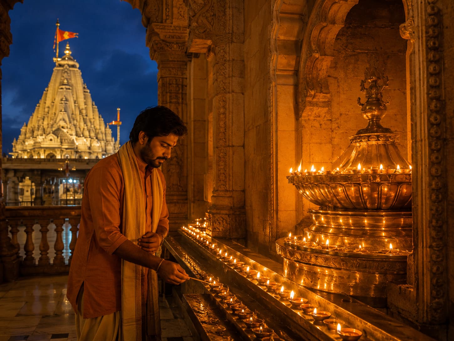 Diya Lighting Seva
